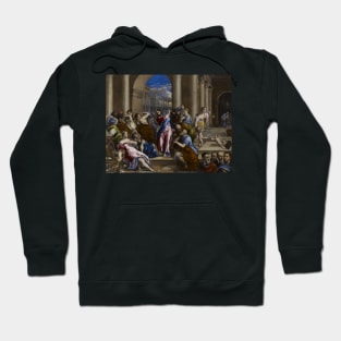 Christ Driving the Money Changers from the Temple by El Greco Hoodie